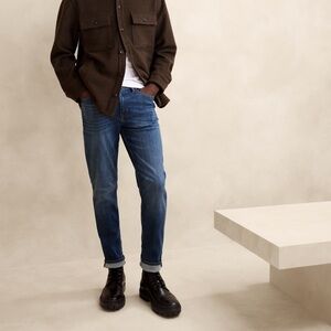 NWT BR Slim LUXE Travel Denim